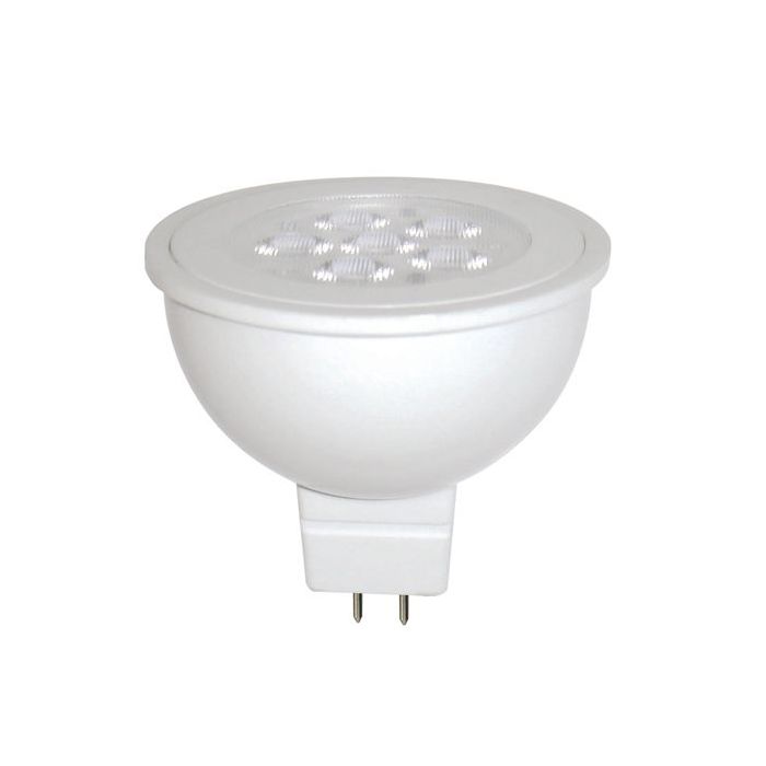 GLOBE LED 12V AC/DC (White) MR16 6W 3000K 38D L47.7mm (480 Lumens) WTY 1YR  MR1601A