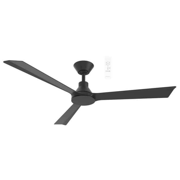 MRDC133M Riviera DC 1320mm 3 ABS Blade WIFI & Remote Control Ceiling Fan In Matt Black