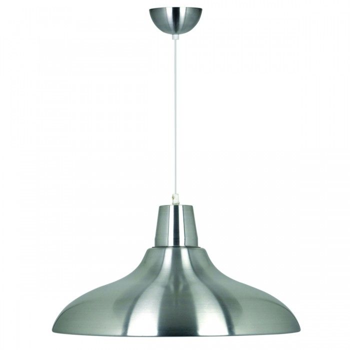 Large Depot Pendant Silver/Grey 60W MS349-BA Superlux