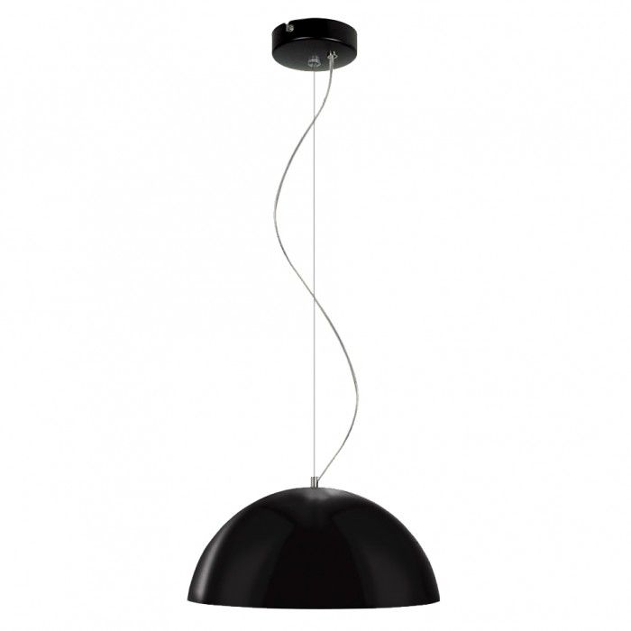 Small Retro Modern Shade Pendant Black, White 75W MS400-BLWH Superlux