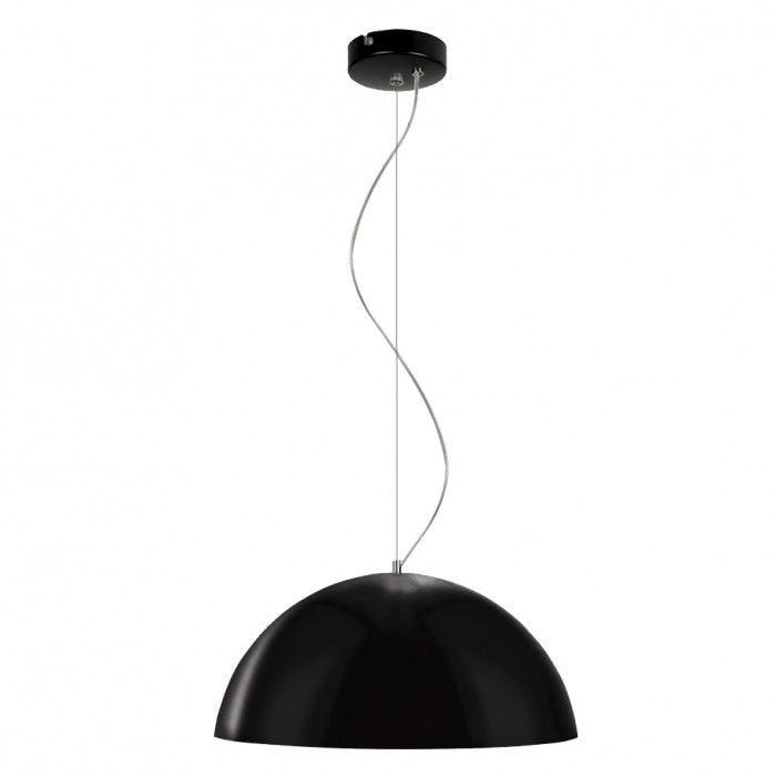 Medium Retro Modern Shade Pendant Black/White 75W MS500-BLWH Superlux