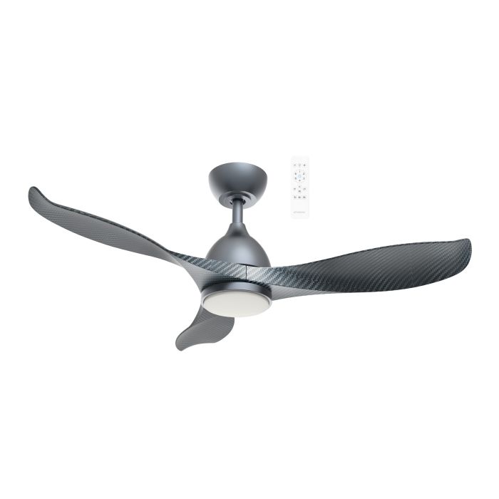 Scorpion DC 52" Smart WIFI Ceiling Fan with Dimmable CCT LED Light Graphite with Carbon blades MSDC1333GC