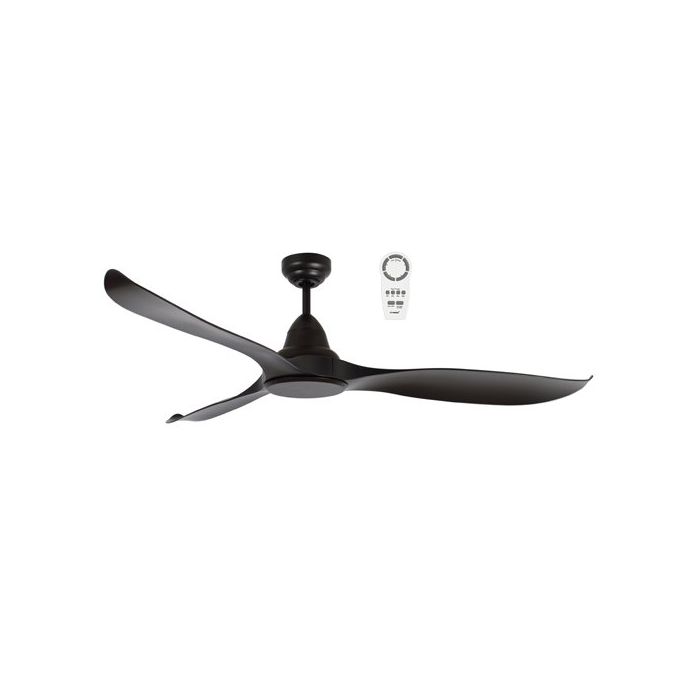 Wave 60" Ceiling Fan Matt Black - MWF163MMR