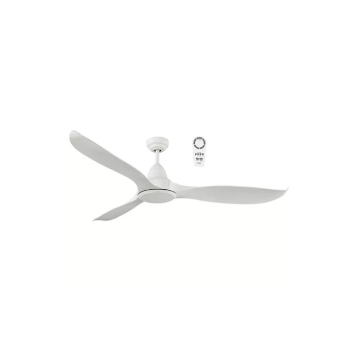 Wave 60" Ceiling Fan White Satin MWF163WSR