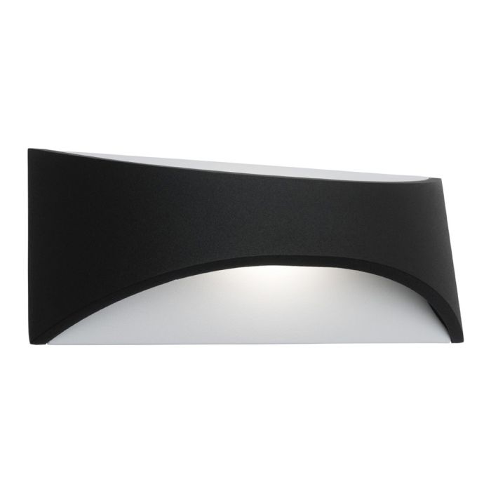 Mercator Lighting Wells 6W LED Indoor/Outdoor Wall Light 3000K. IP65. Black MX9506BLK