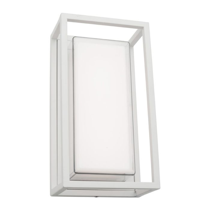 Mercator Lighting Cayman 12W LED Exterior Wall Light 3000K. IP54. White MXD6512WHT 