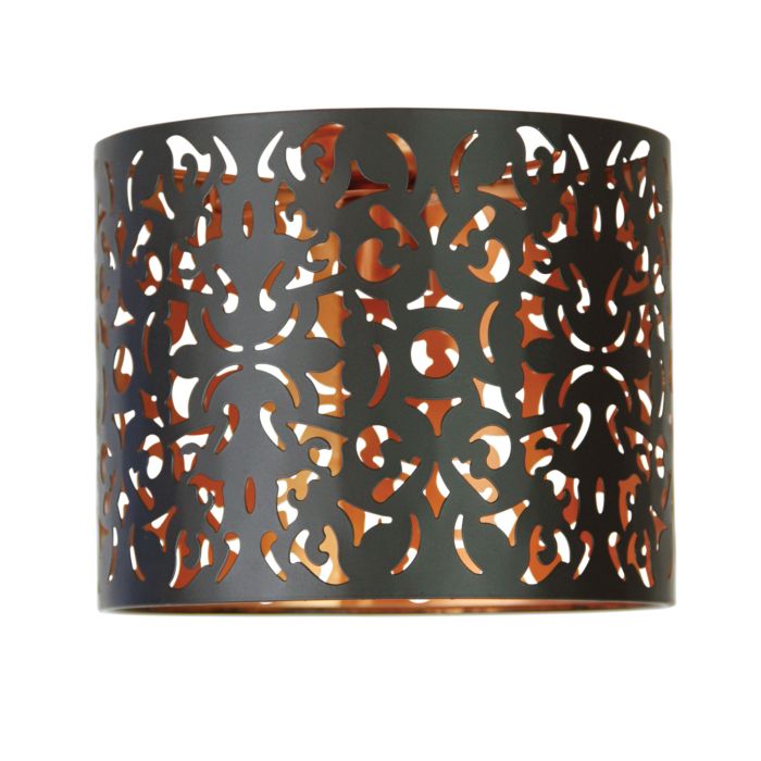 VICKY DIY CEILING LIGHT BLACK / COPPER INNER - OL2265CO