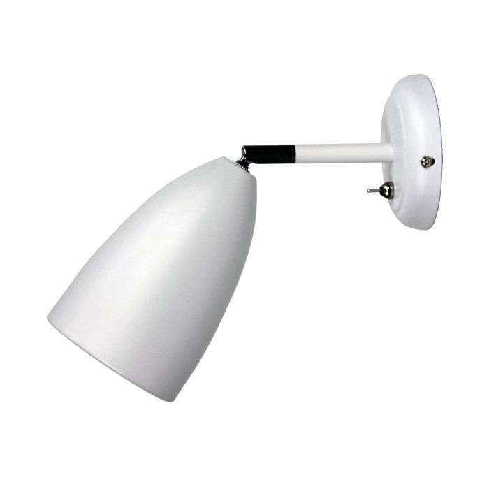 SALEM ADJUSTABLE WALL LIGHT WHITE w/SWITCH - OL55211WH