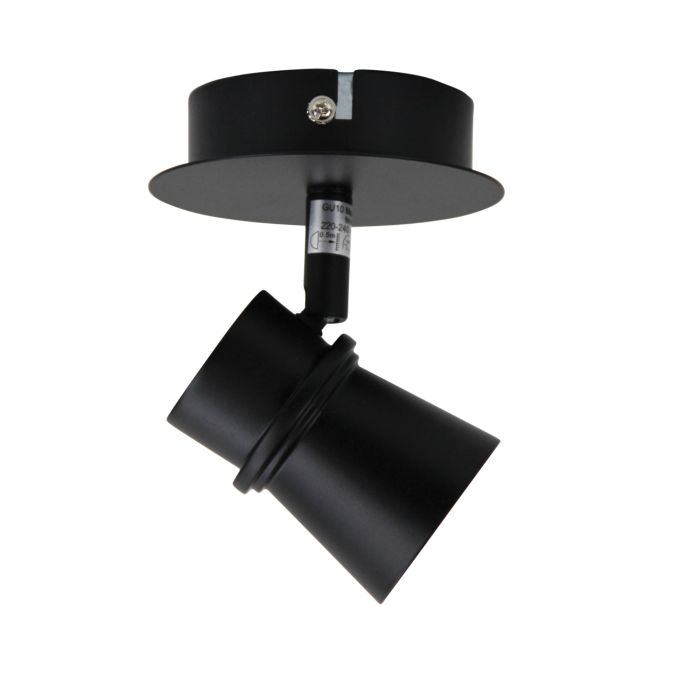 YARRA BLACK 1 LIGHT LED READY SPOTLIGHT - OL58810/1BK