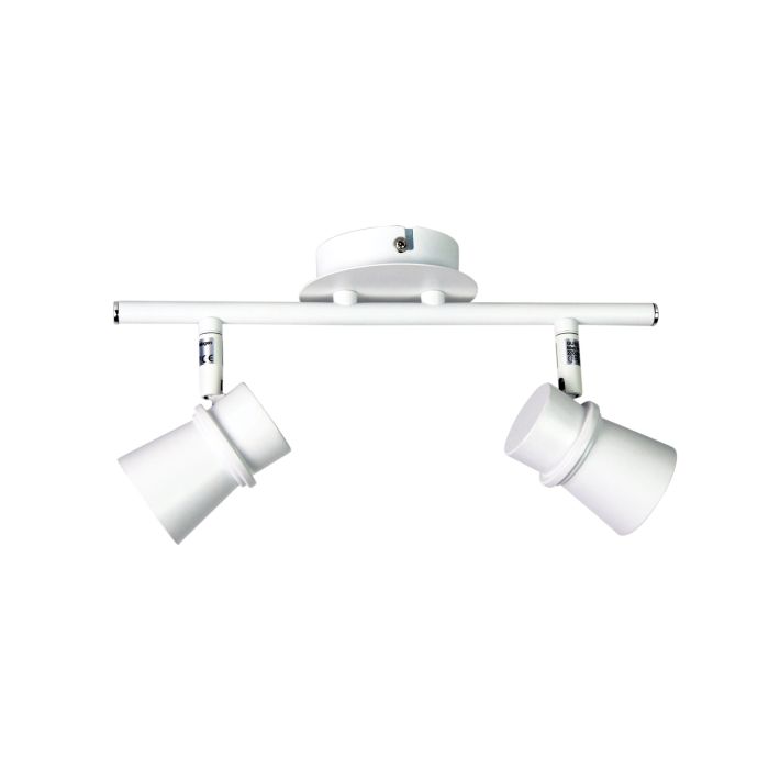 YARRA WHITE 2 LIGHT LED READY SPOTLIGHT - OL58811/2WH