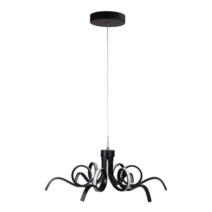 NOODLE.70 CTS 42w BLACK LED PENDANT OL60973/70BK