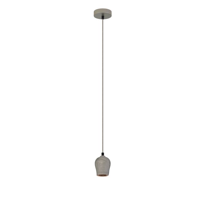 CHUNK CONCRETE SINGLE PENDANT E27 - OL64721