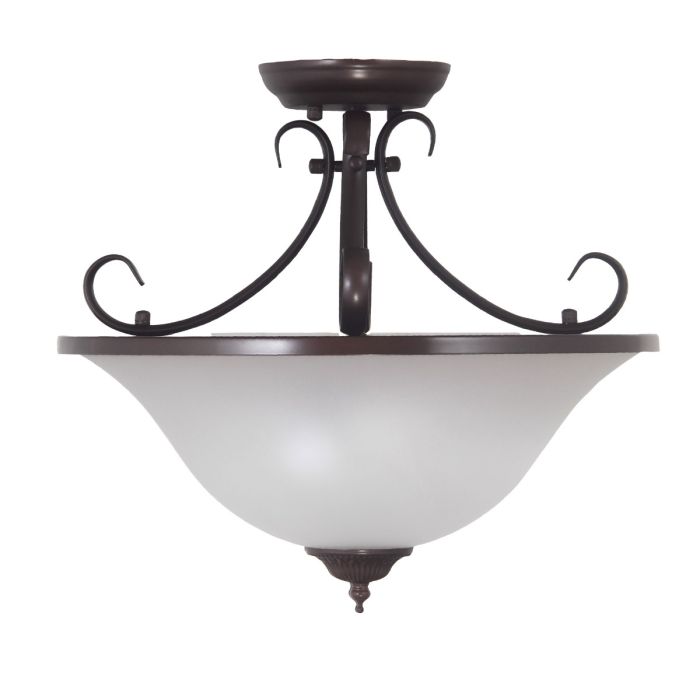 GASTON II 3LT SEMI-FLUSH FITTING BRONZE OL65933BZ