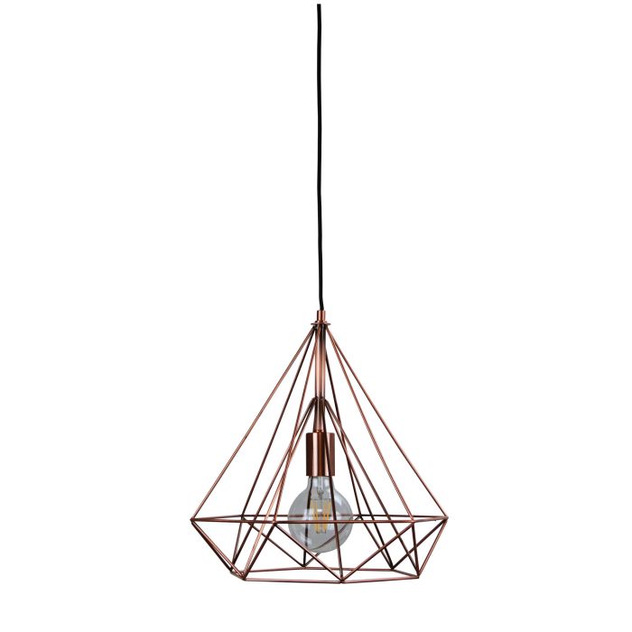 LENOX Antique Copper Geometric Urban Style Pendant - OL67761AC