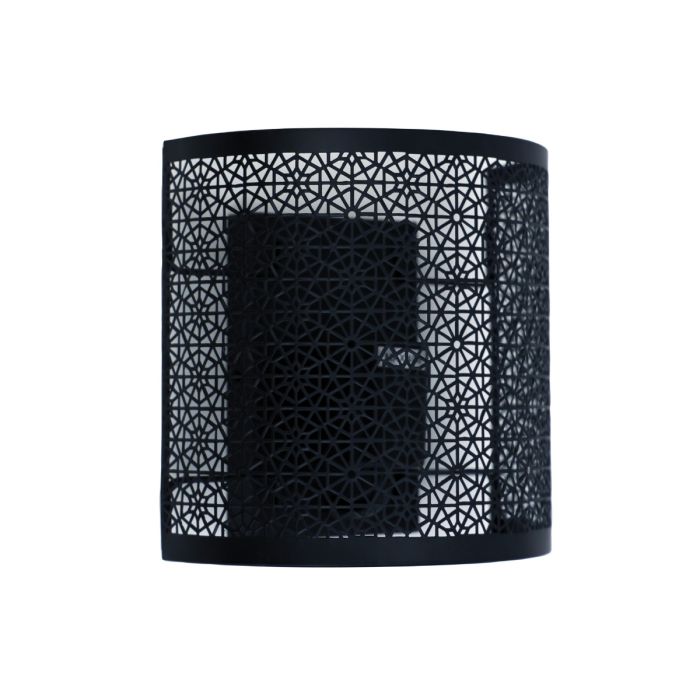 BASTIA WALL LIGHT BLACK LASER CUT OL68791BK