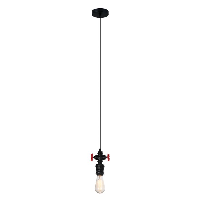 BRADWAY SINGLE PENDANT SUSPENSION BLACK - OL69361BK