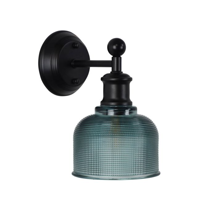 BRIGHTON WALL LIGHT BLACK/BLUE - OL69371BL