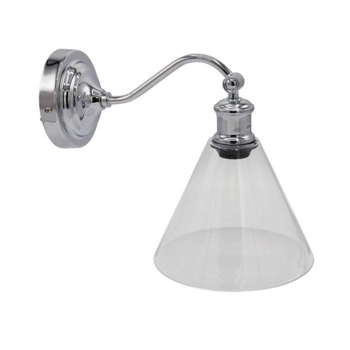 ABBY WALL LIGHT CHROME / CLEAR OL69385CH