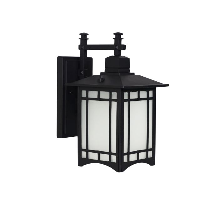 HORSHAM OUTDOOR WALL LIGHT BLACK OL7371BK