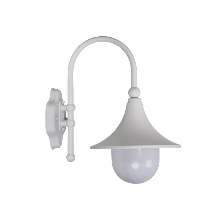 MOCA OUTDOOR WALL LIGHT WHITE & OPAL OL7865WH