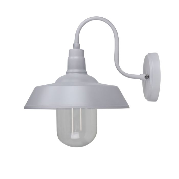 HUDSON BARN STYLE OUTDOOR LIGHT WHITE - OL7890WH