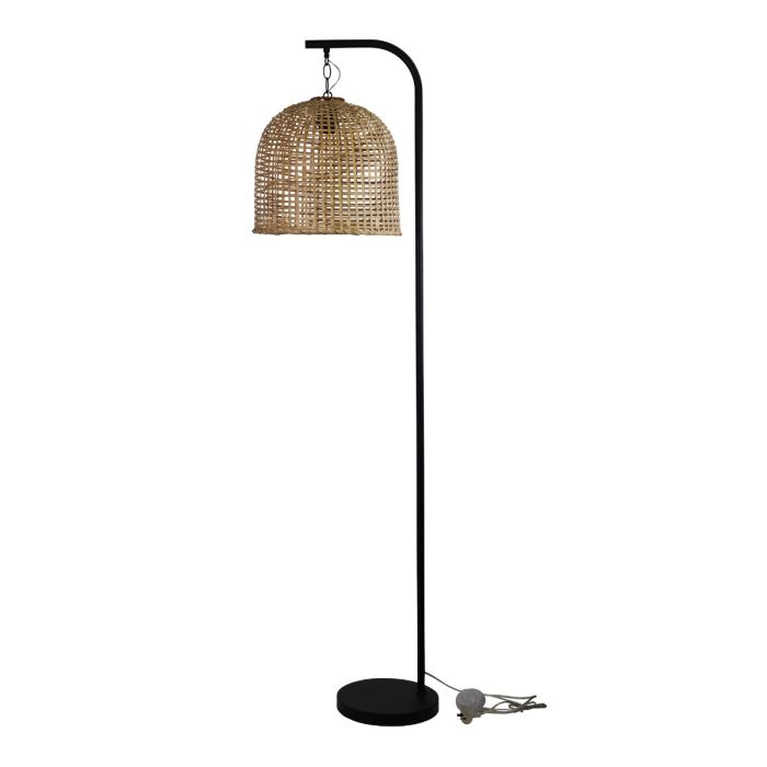 Lamp JESS F/L BLACK w/ BATUR SHADE OL81411