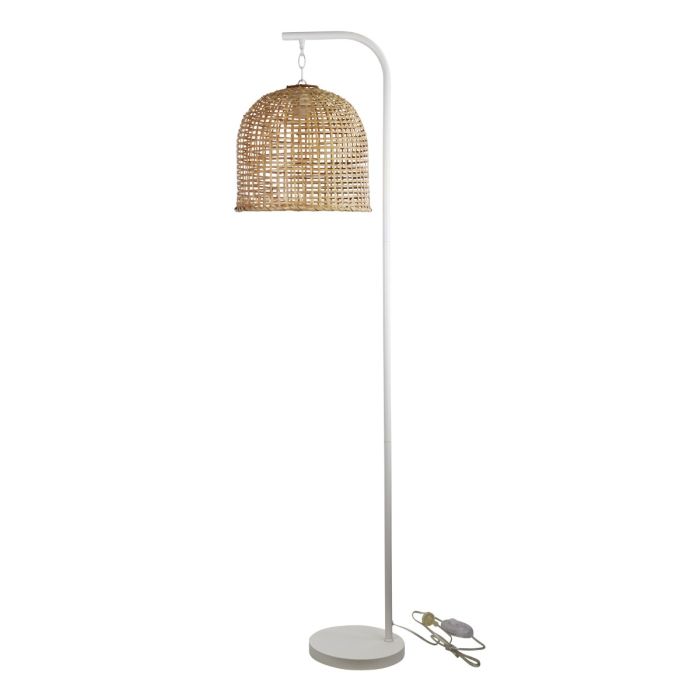 Lamp JESS F/L WHITE w/ BATUR SHADE OL81412