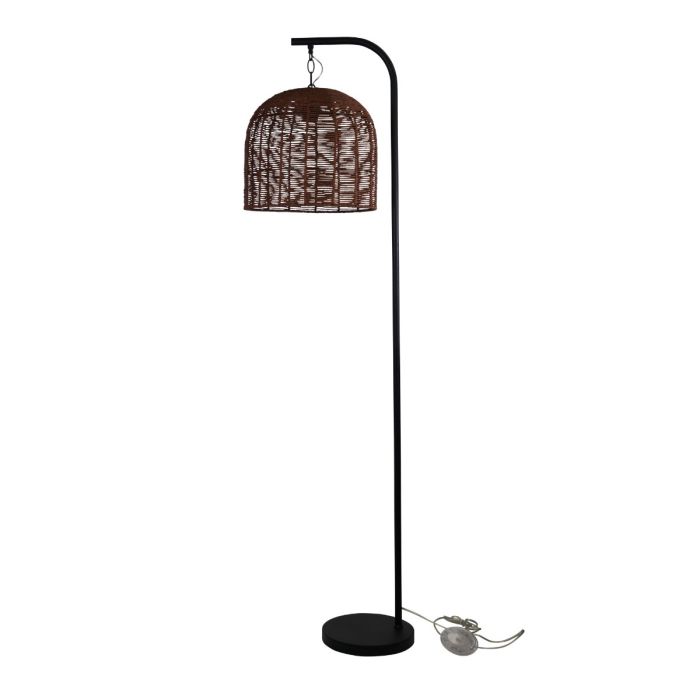 Lamp JESS F/L BLACK w/ POPPA SHADE OL81413