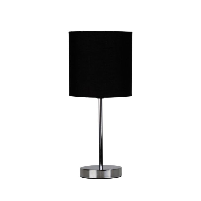 ZOLA TABLE LAMP CHROME / BLACK SHADE - OL90120BK