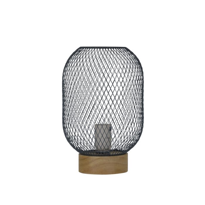 TILDA MESH TABLE LAMP GREY - OL90130GY