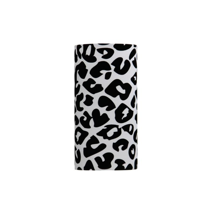 130-130-250 / 5" LEOPARD PRINT ON WHITE COTTON E27 - OL91755