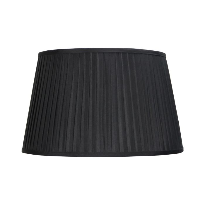 340-430-270 / 17" FRENCH PLEAT BLACK SHADE E27 - OL91916