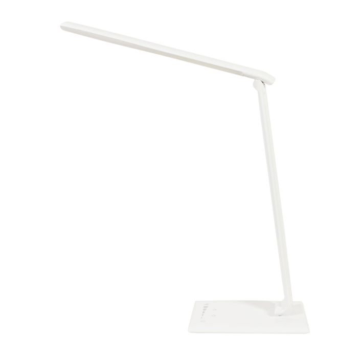 LUKE LED WHITE DESK LAMP TOUCH DIM USB PORT - OL92631WH