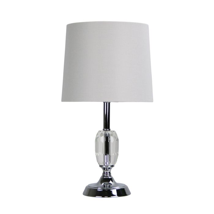 MAYA.3 Crystal and chrome complete table lamp - OL93473