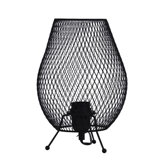 HYZER MESH TABLE LAMP BLACK - OL97111BK