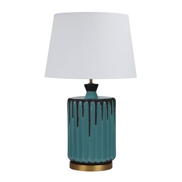 AZURE AGED JAR COMPLETE TABLE LAMP OL98837