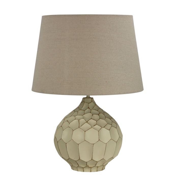 MEDEA Classic Distressed Ivory Table Lamp - OL98850