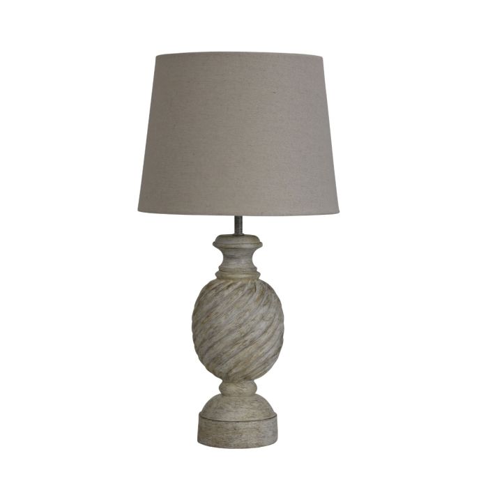 STAFFORD RESIN TABLE LAMP COMPLETE OL98879