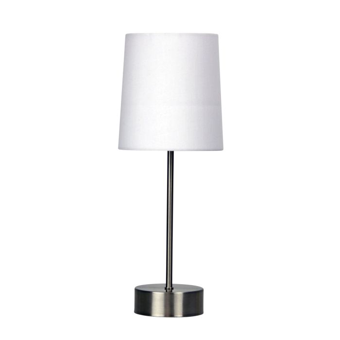 LANCET TOUCH LAMP w/ WHITE SHADE ON-OFF - OL99467WH