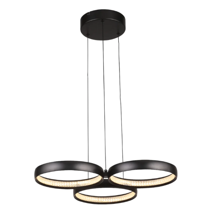 OLYM3PLEDBLK, LED Pendant Light, Cougar Lighting, Olympus Series