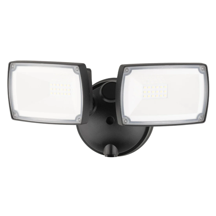 Onyx Twin Head LED Security Flood Light-MXD6922BLK