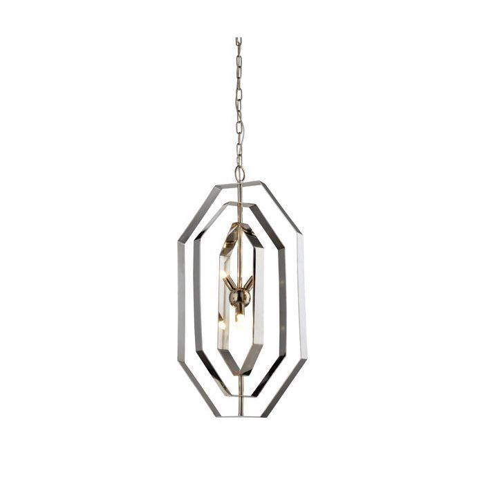 PENDANT G9 X 4 Polished Nickel Hardware with SS ORBITA1 Cla Lighting