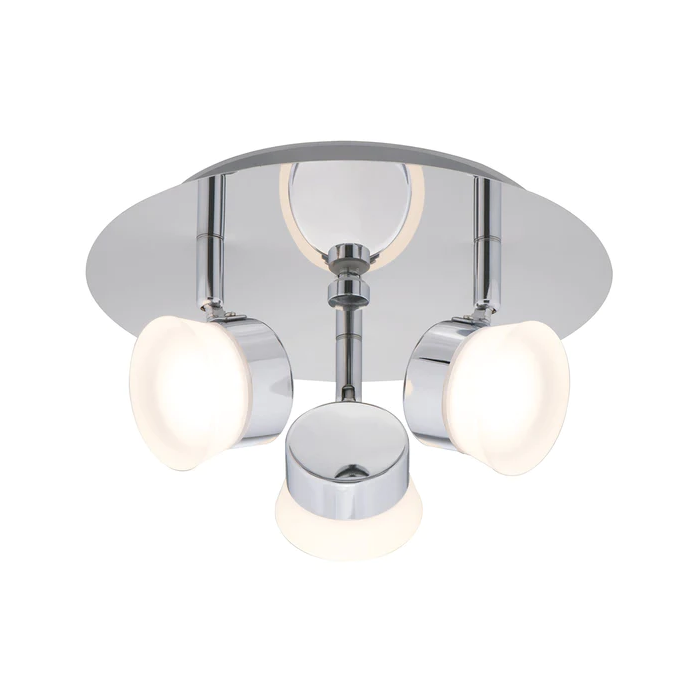 Paisley 3 X 4.5W Round Plate LED Spotlight - Polished Chrome- A11133CH