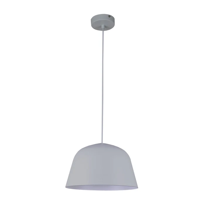 PENDANT ES 40W HAL Matte GREY Angled DOME PASTEL04A Cla Lighting