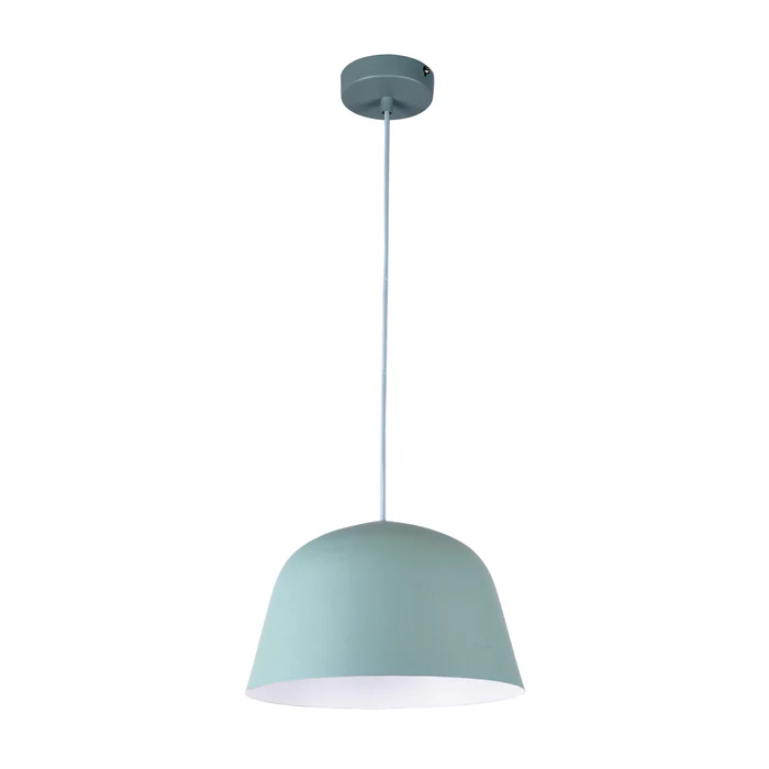 PENDANT ES 40W HAL Matte GREY Angled DOME PASTEL05A Cla Lighting