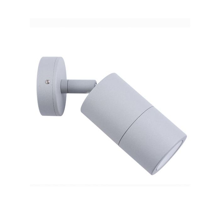 WALL MR16 (Max 20W HAL) 12V PILLAR S/ADJ MATT GREY PM1ASIL CLA Lighting