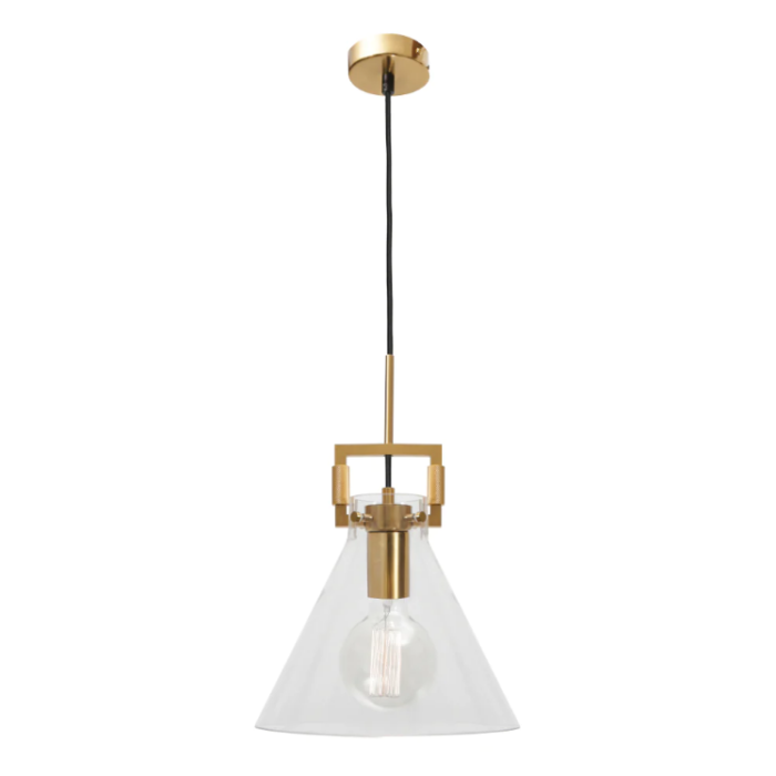 Pierre 1 Light Pendant Gold - PIER1PGLD