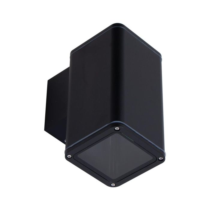 PIPER-1 WALL SQR IP65 E27 PAR30 BLK NO LAMP 49260