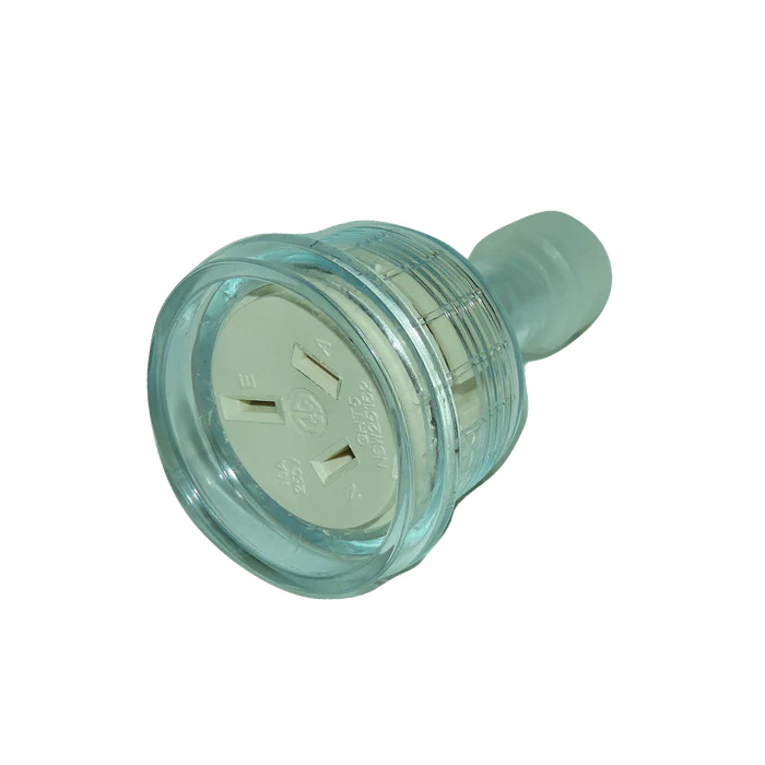 PLUG TOP Rewirable 3 PIN 10A CLEAR Male PLUG002