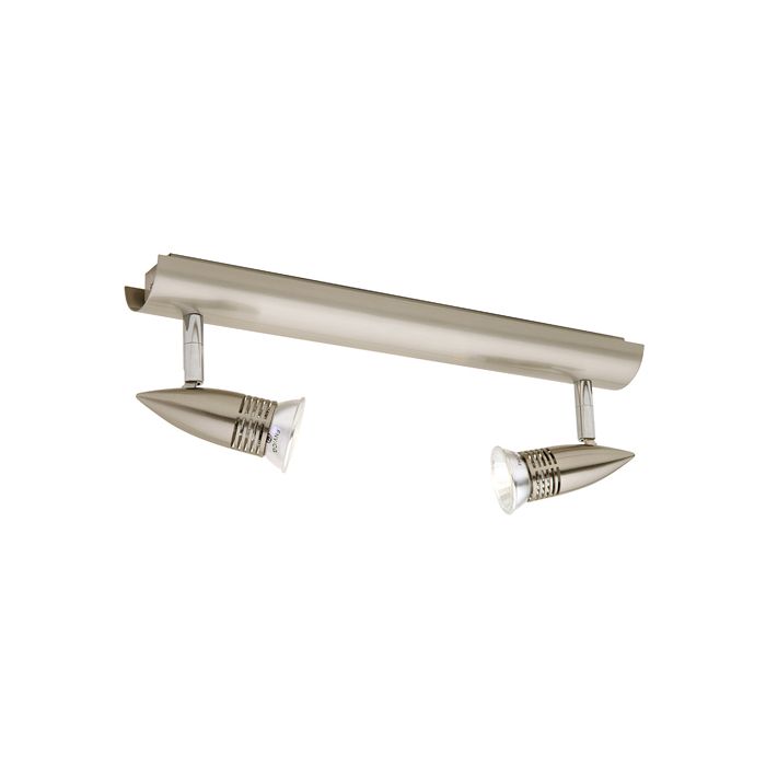 Cougar Lighting  Proton 2lt Rail Satin Chrome - PRO2RSC12V